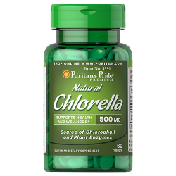 PURITAN'S PRIDE Chlorella 60 tabletek